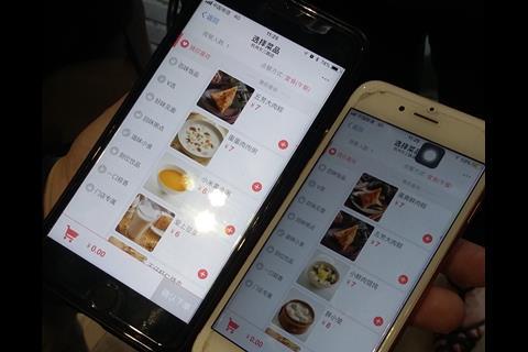 Customers can order via their phones before they arrive at the restaurant